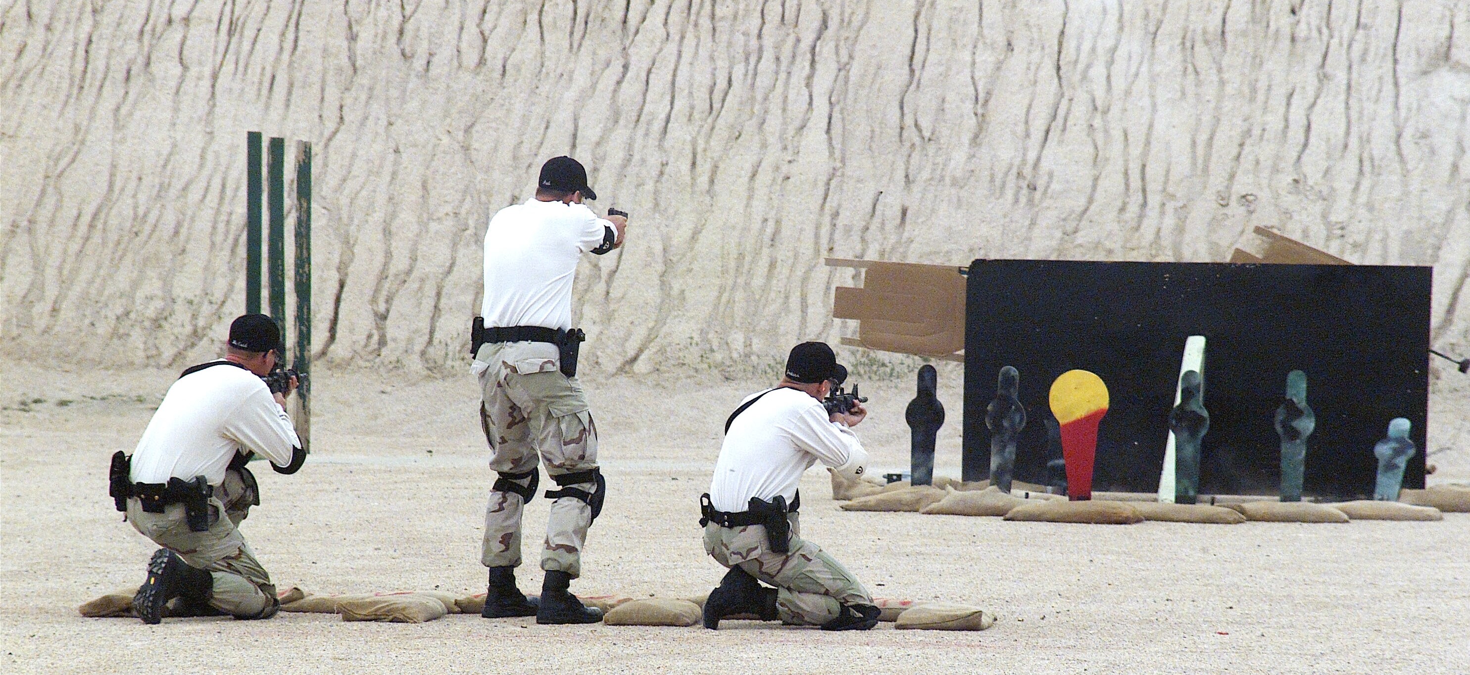 SPOs on shooting range