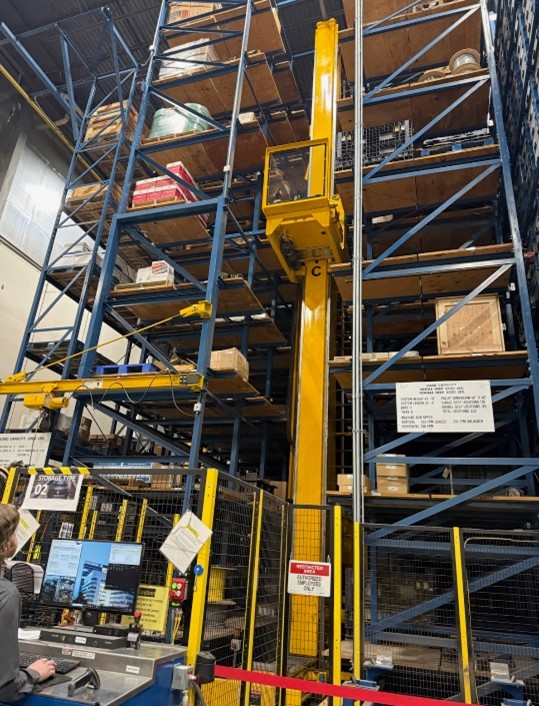 Automated Storage and Retrieval Systems (AS/RS):  an ongoing research effort into Warehouse Optimization.