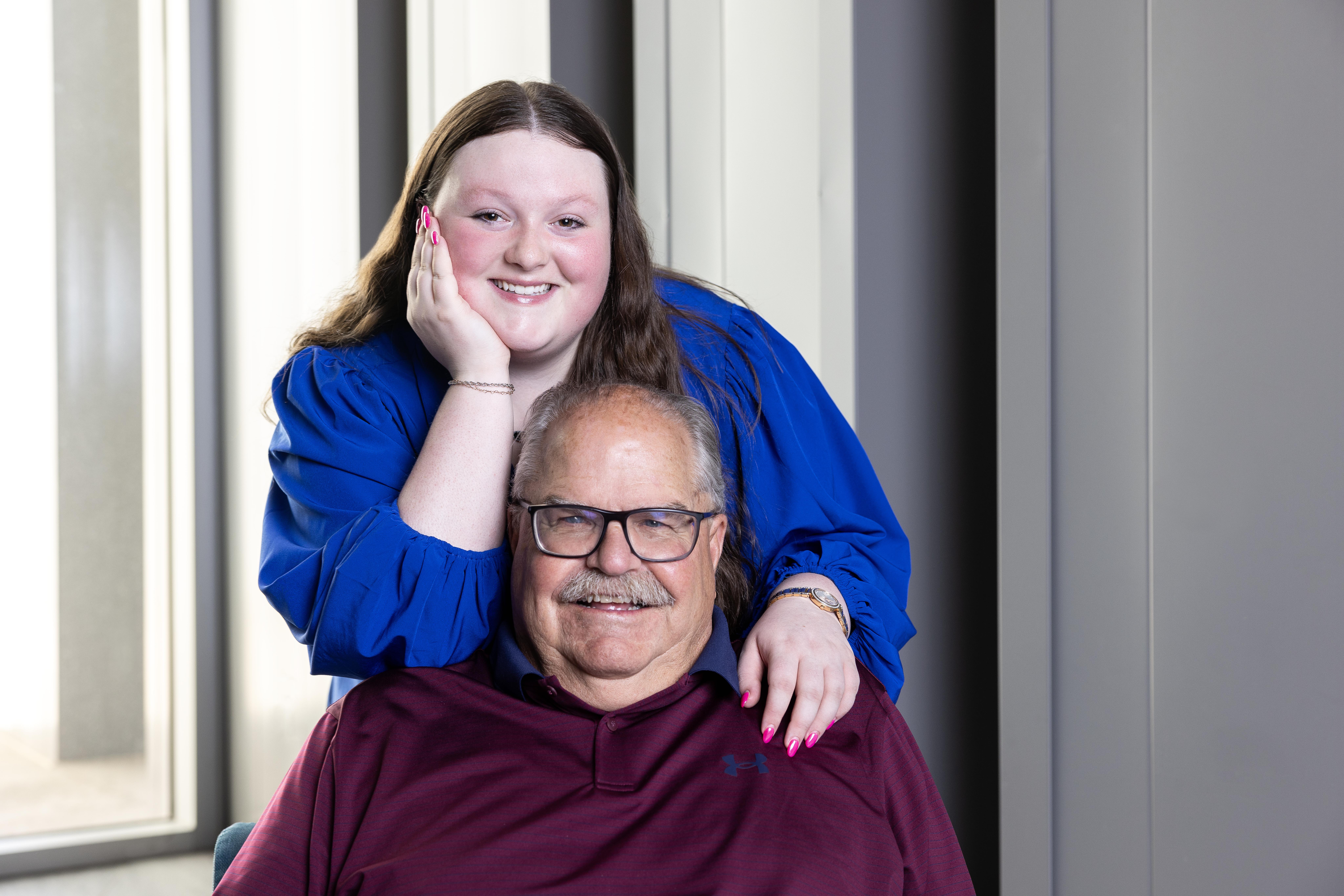 Pantexan father and daughter, David and Madison Pantexan father and daughter, David and Madison