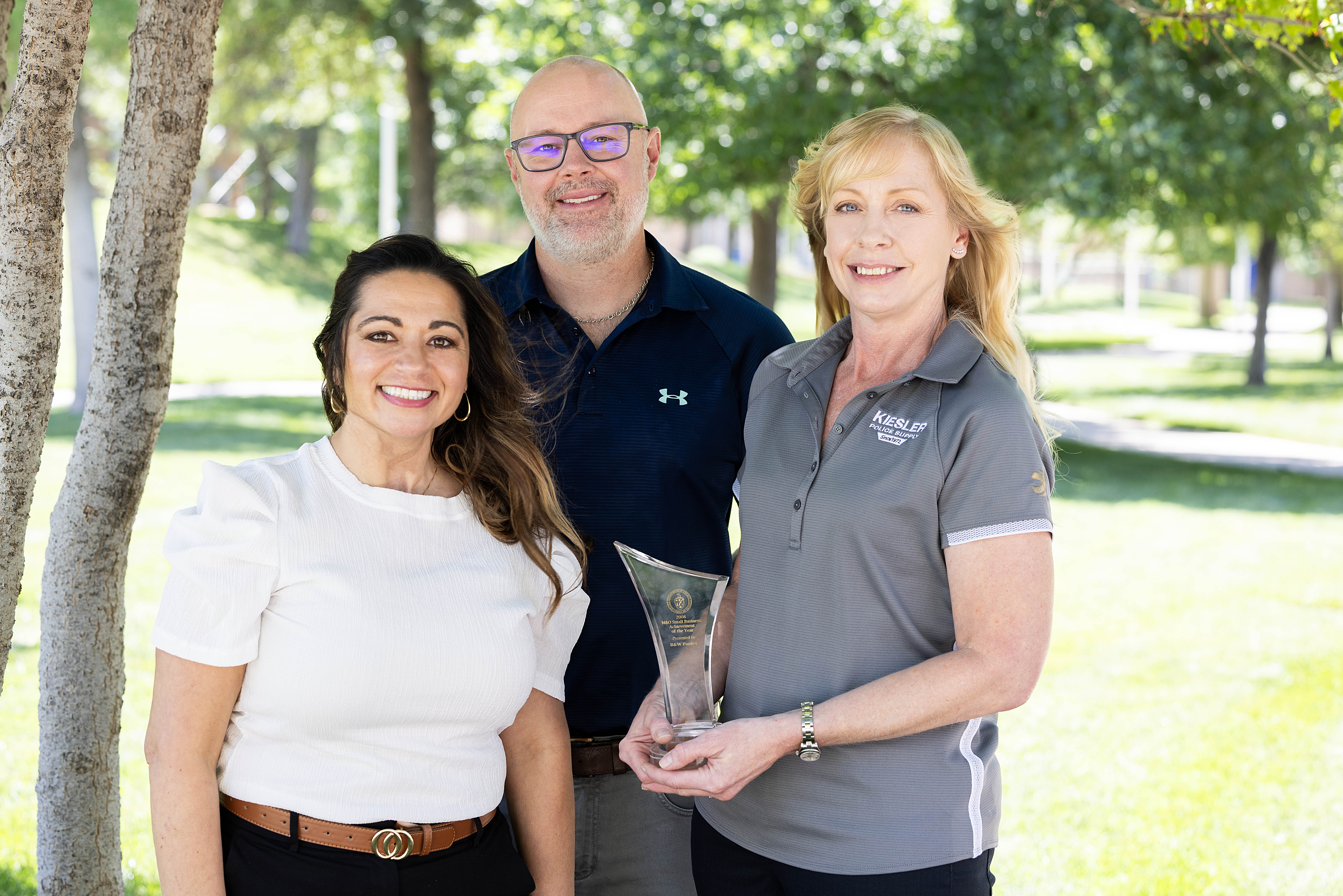 Pantex employees (from left to right) Brandy Morgan, Matthew Rainey, and Amy King of Kiesler Police Supply, Inc. Pantex employees (from left to right) Brandy Morgan, Matthew Rainey, and Amy King of Kiesler Police Supply, Inc.