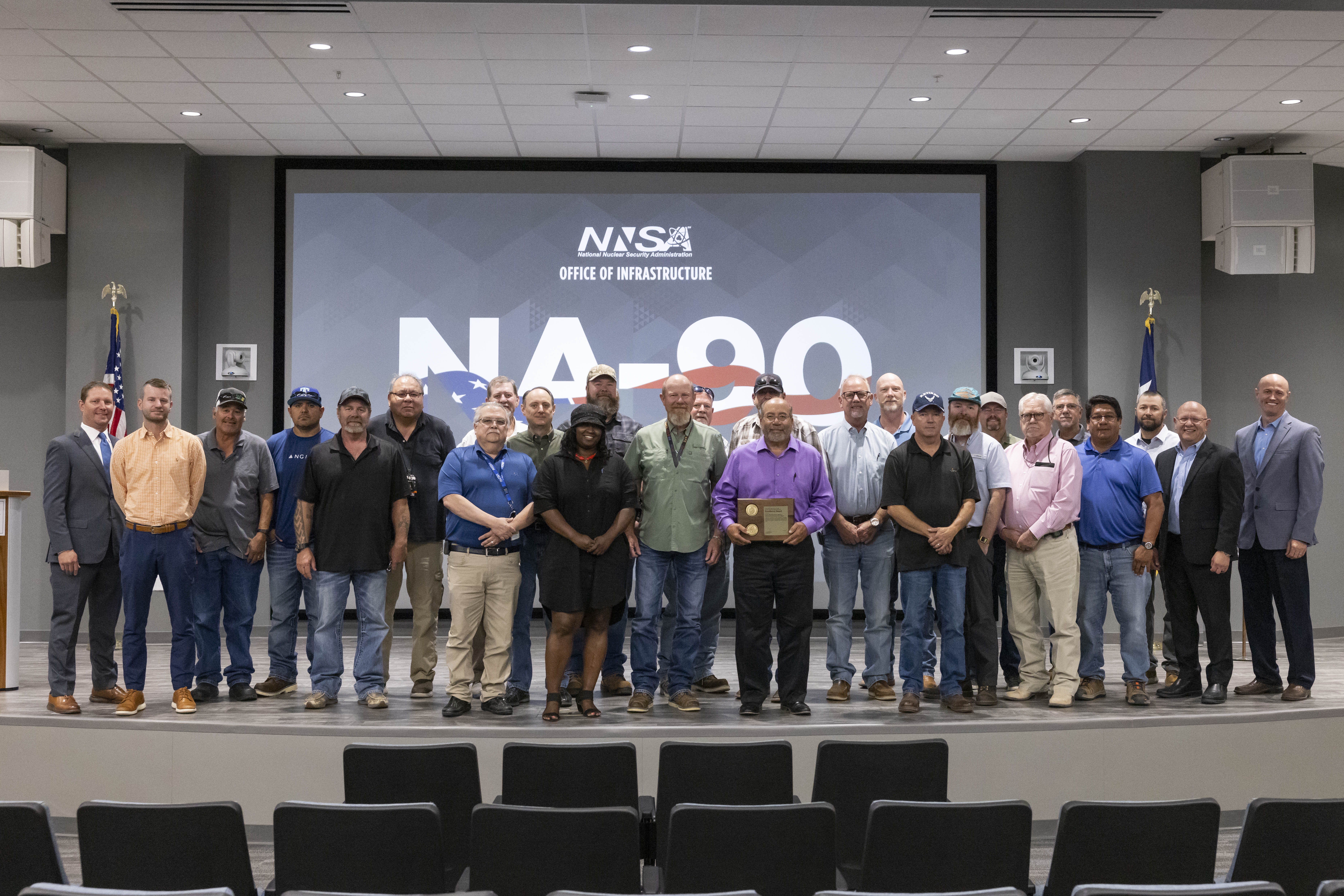 This West Interconnect Recovery team was honored with an Excellence Award from the National Nuclear Security Administration