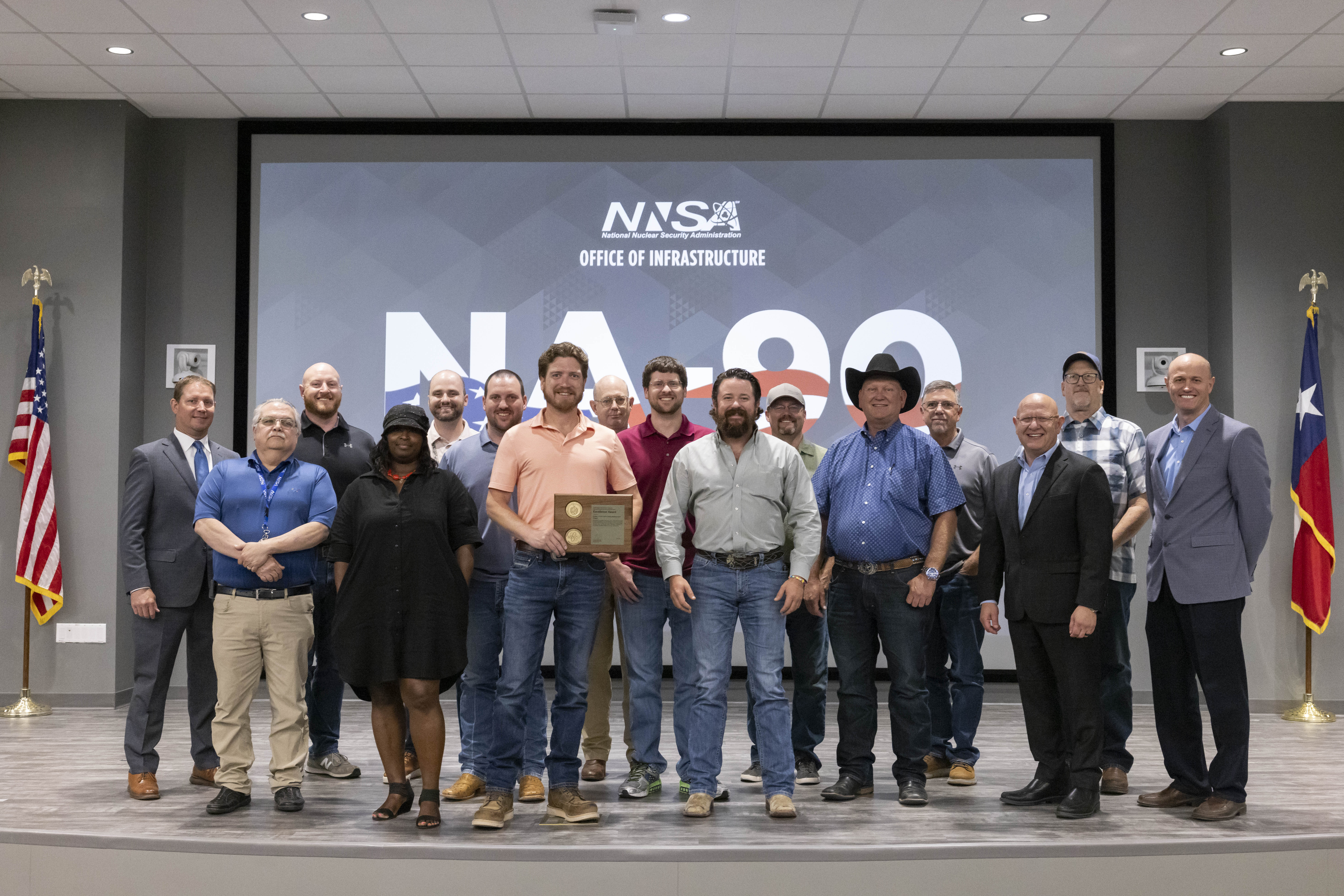Two teams were honored for replacing equipment in bays and cells, both earning an Excellence Award from the National Nuclear Security Administration Office of Infrastructure.