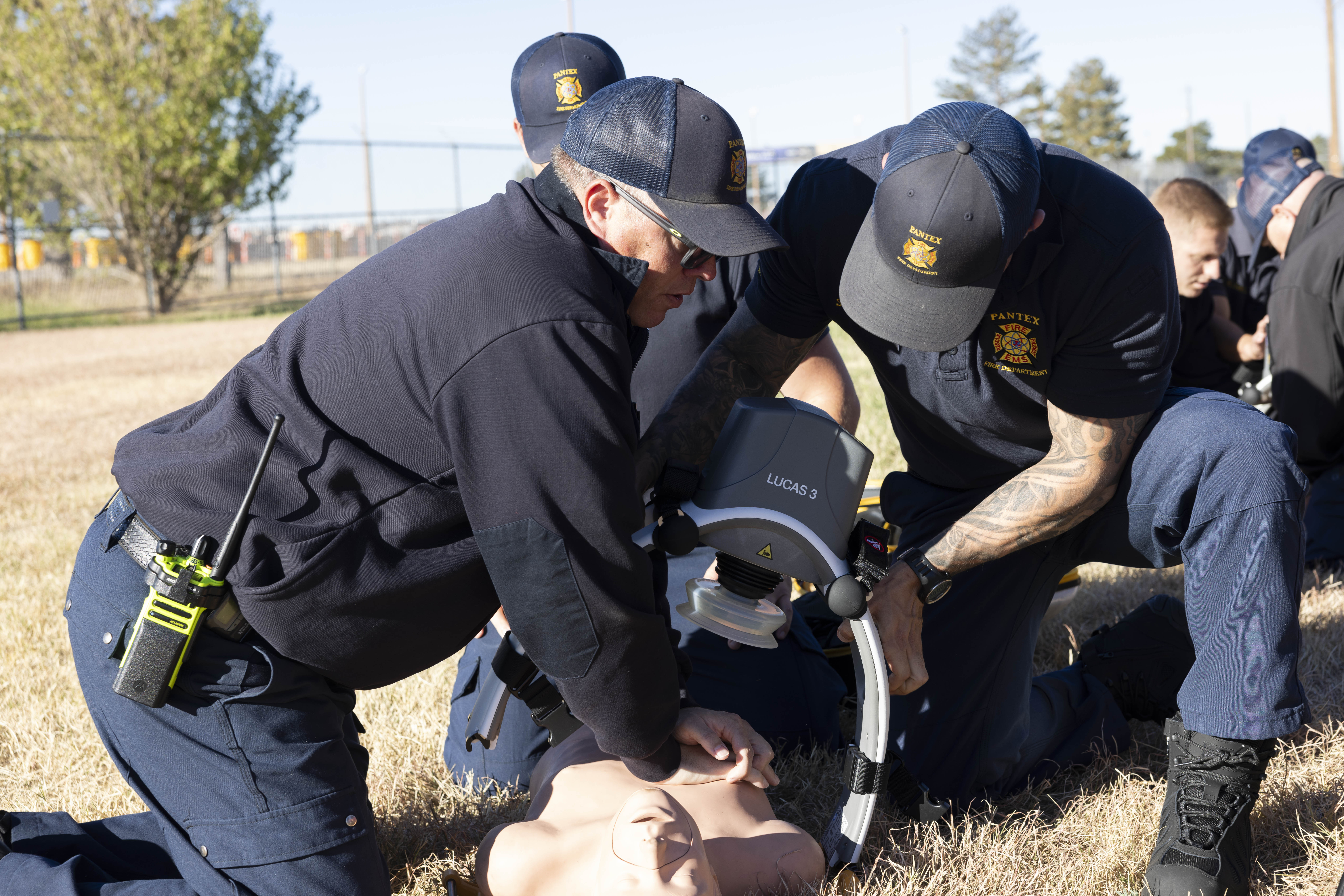 Pantex Fire Department trains on use of LUCAS chest compression devices Pantex Fire Department trains on use of LUCAS chest compression devices