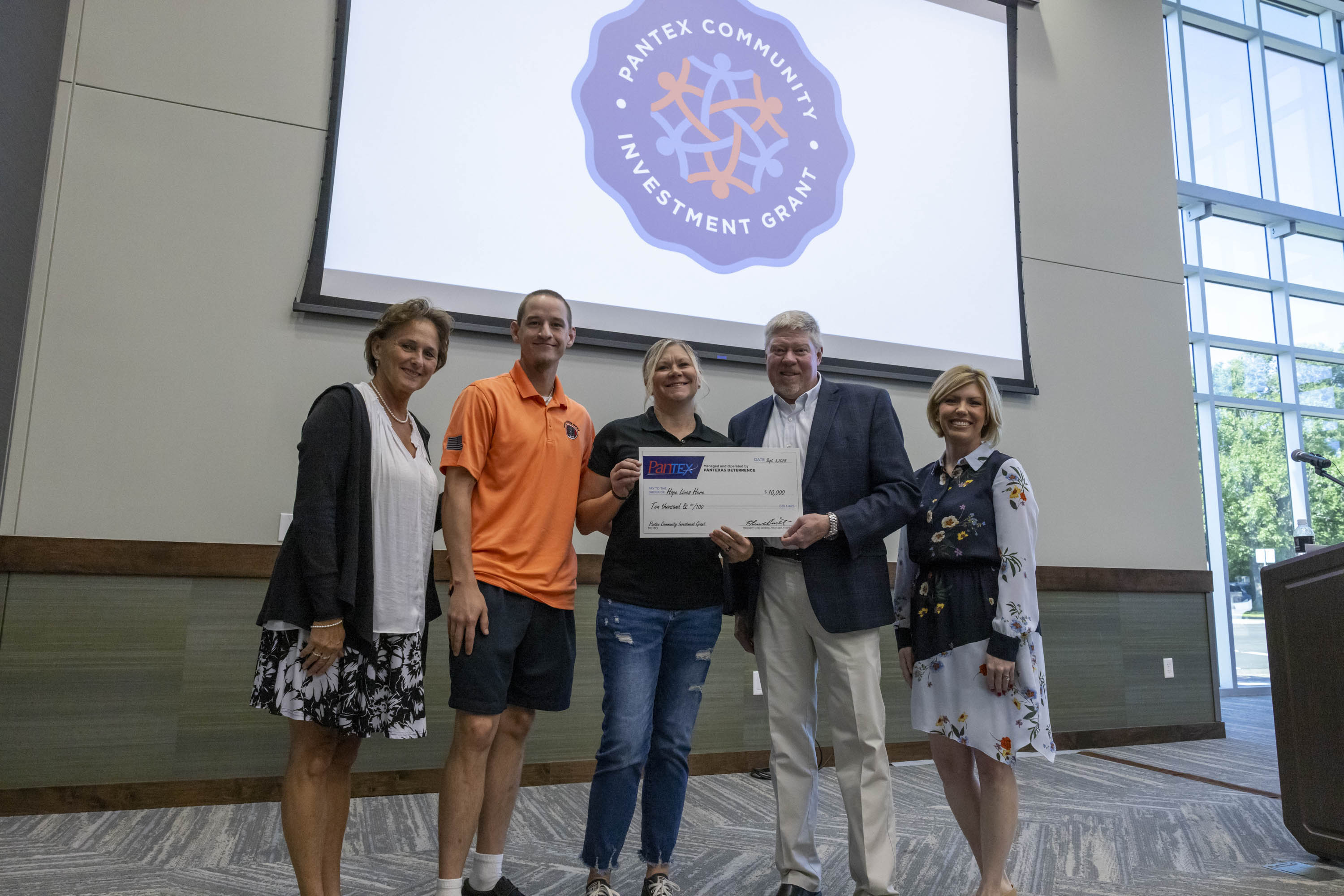 Pantex Grant Recipients, Hope Lives Here