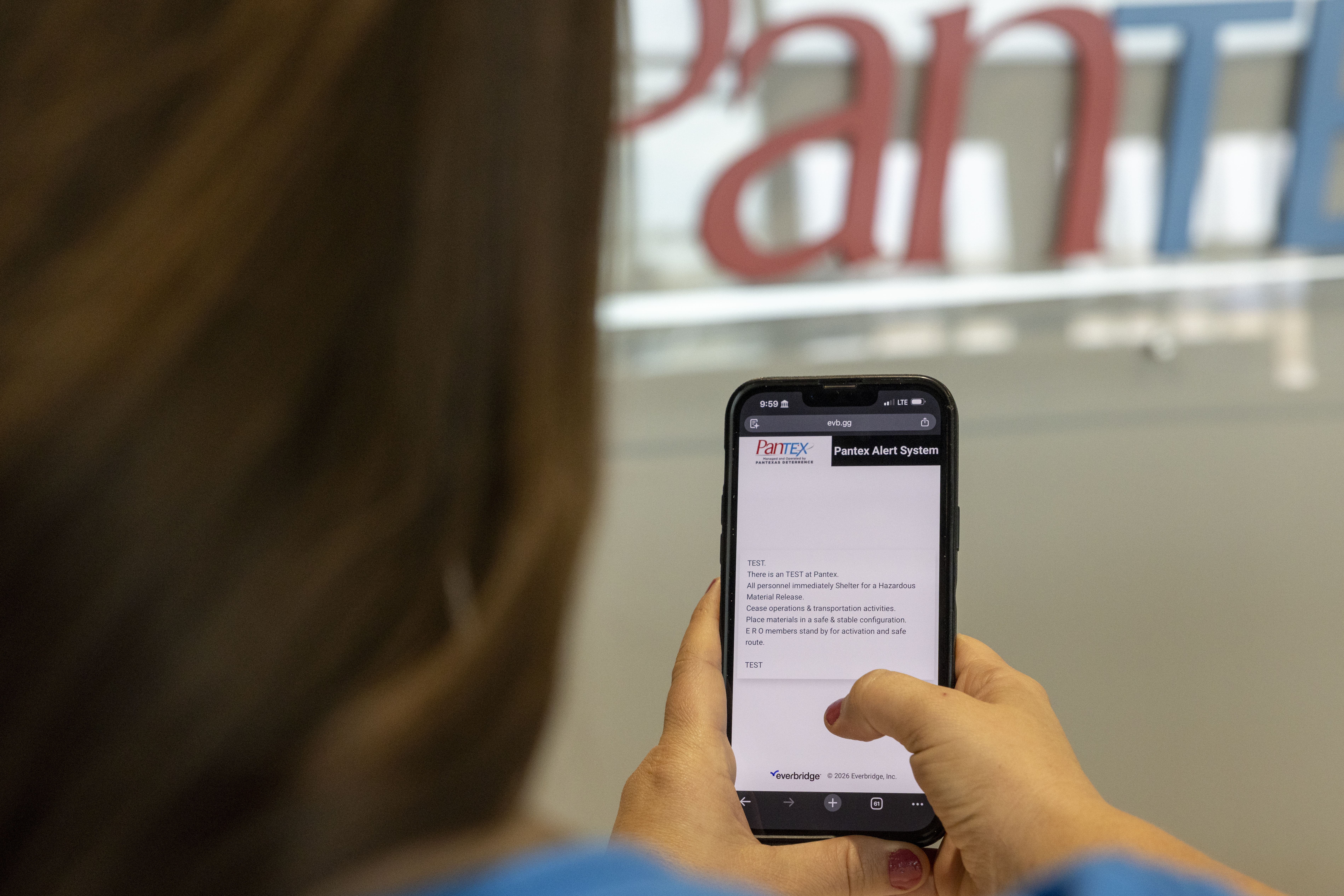 Pantex has upgraded its mass notification alert system to Everbridge. 