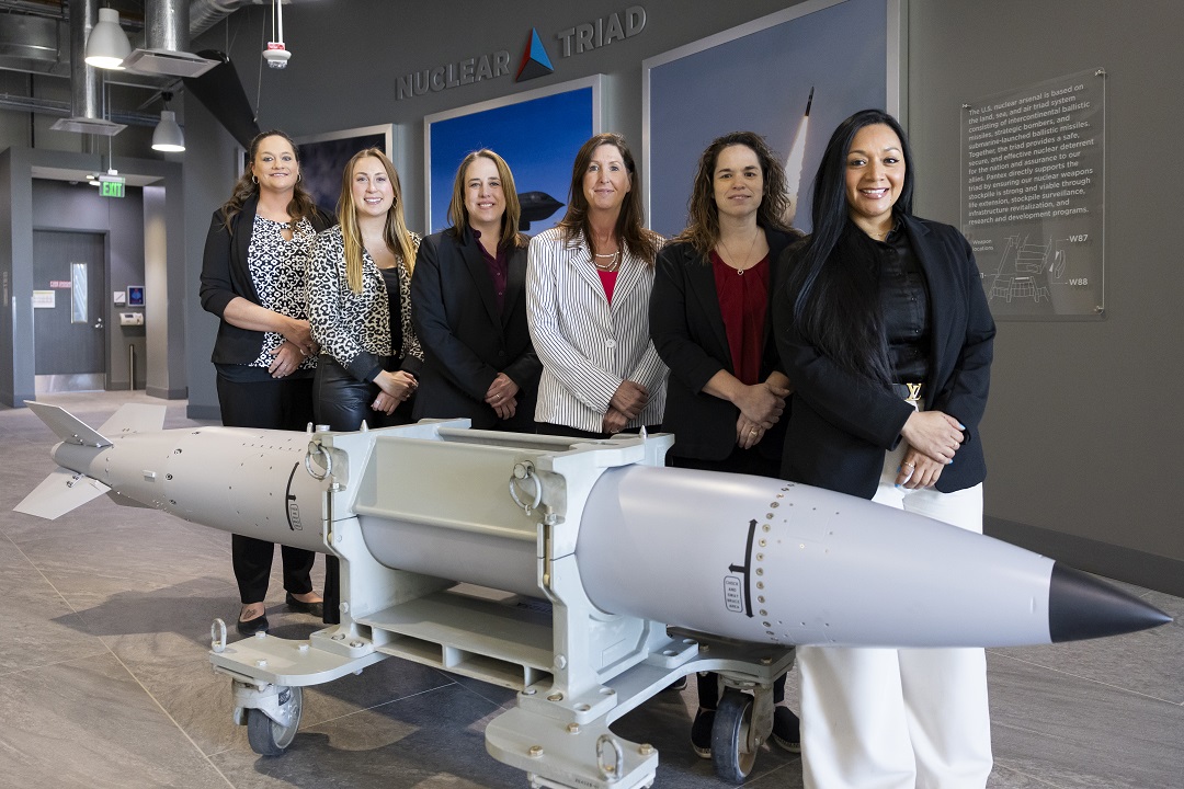 The six women of Pantex Operations. From L to R: Whitney Conner, Jordan Payton, Adriene Marcos Ott, Daphne Gann, Juanita Jones, and Crystal Ybarra