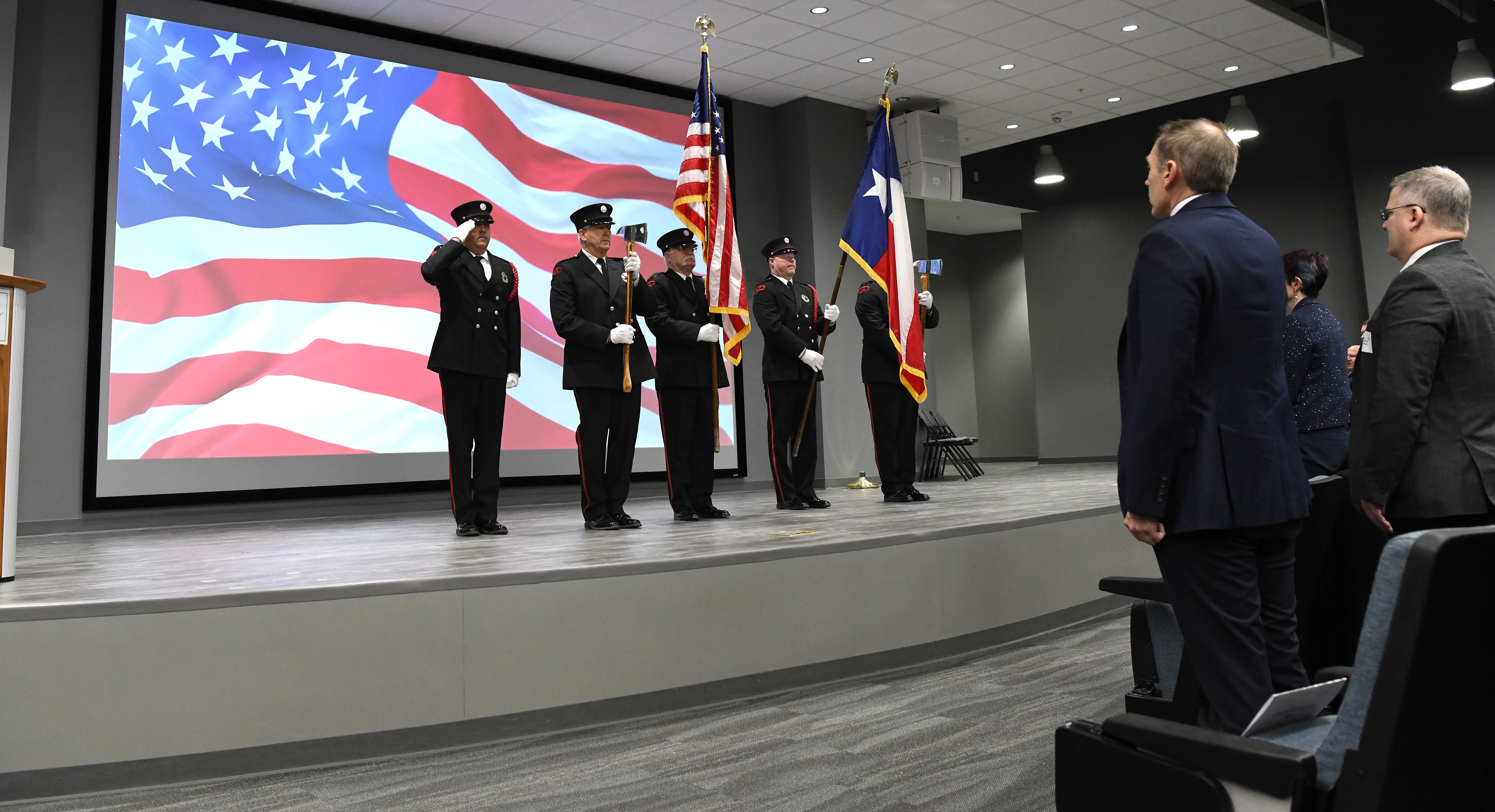 The Honor Guard performs at the B61 Last Production Unit Ceremony The Honor Guard performs at the B61 Last Production Unit Ceremony