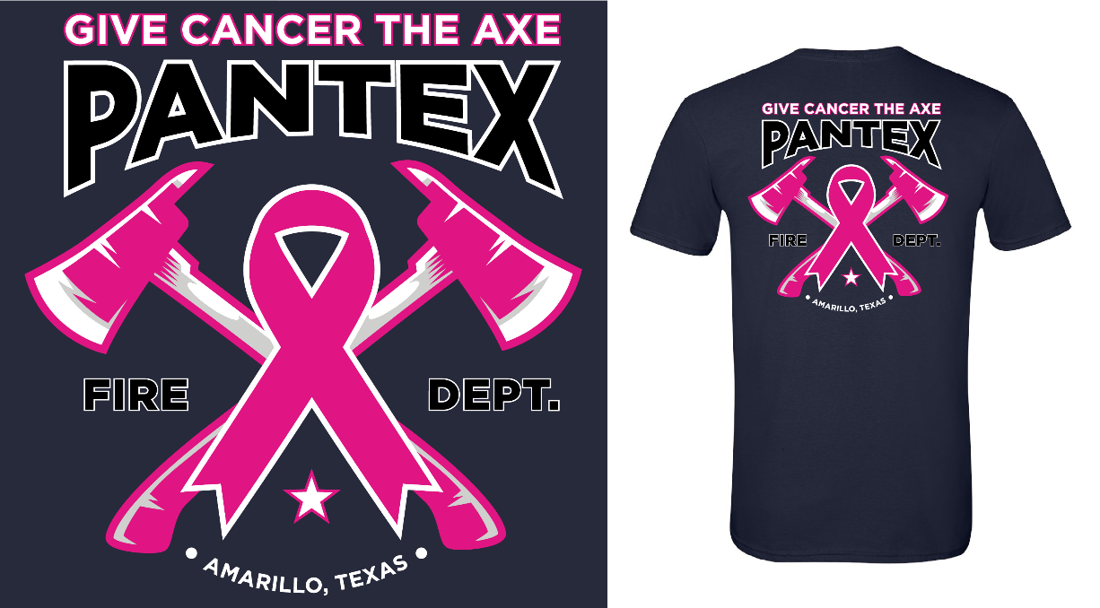 'Give cancer the axe' T-shirt