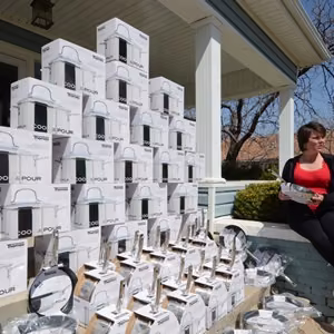 Cookware was donated to Martha’s Home