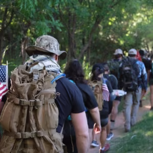 The Ruck Up Foundation embarks on their annual Memorial Day ruck styled hike in Palo Duro Canyon. 