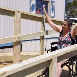 Pantex volunteers made a difference for four community members with ramps built for the Texas Ramp Project during the 2022 United Way Day of Caring