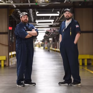 Richard Dumas (left) and Samuel Sturkie (right), Pantex production technicians