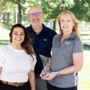 Pantex employees (from left to right) Brandy Morgan, Matthew Rainey, and Amy King of Kiesler Police Supply, Inc.