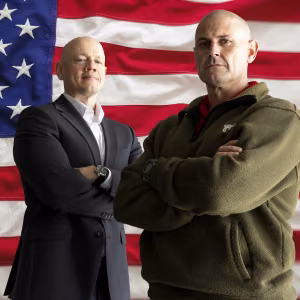 Tyler White (left) and Mark McKinley (right)