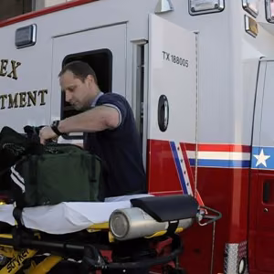 Firefighter/Paramedics Nikki Weiss and Chard Zarback