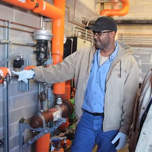 Pantex’s Shaun Ashley (left) and Kirk Spear