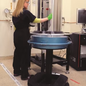 Testing a pit