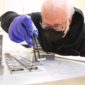 Ralph Eubanks works as a technician in the dimensional lab in Pantex’s Metrology group.