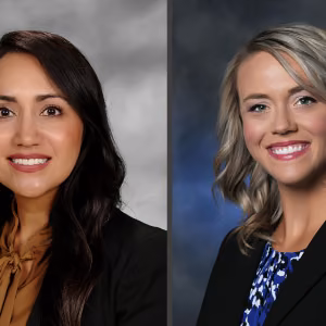 Lisa Torres (left) and Brandi Leach 